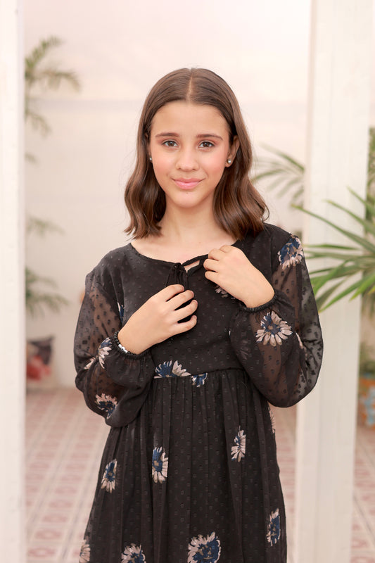 Noir Belle - Broshia Chiffon