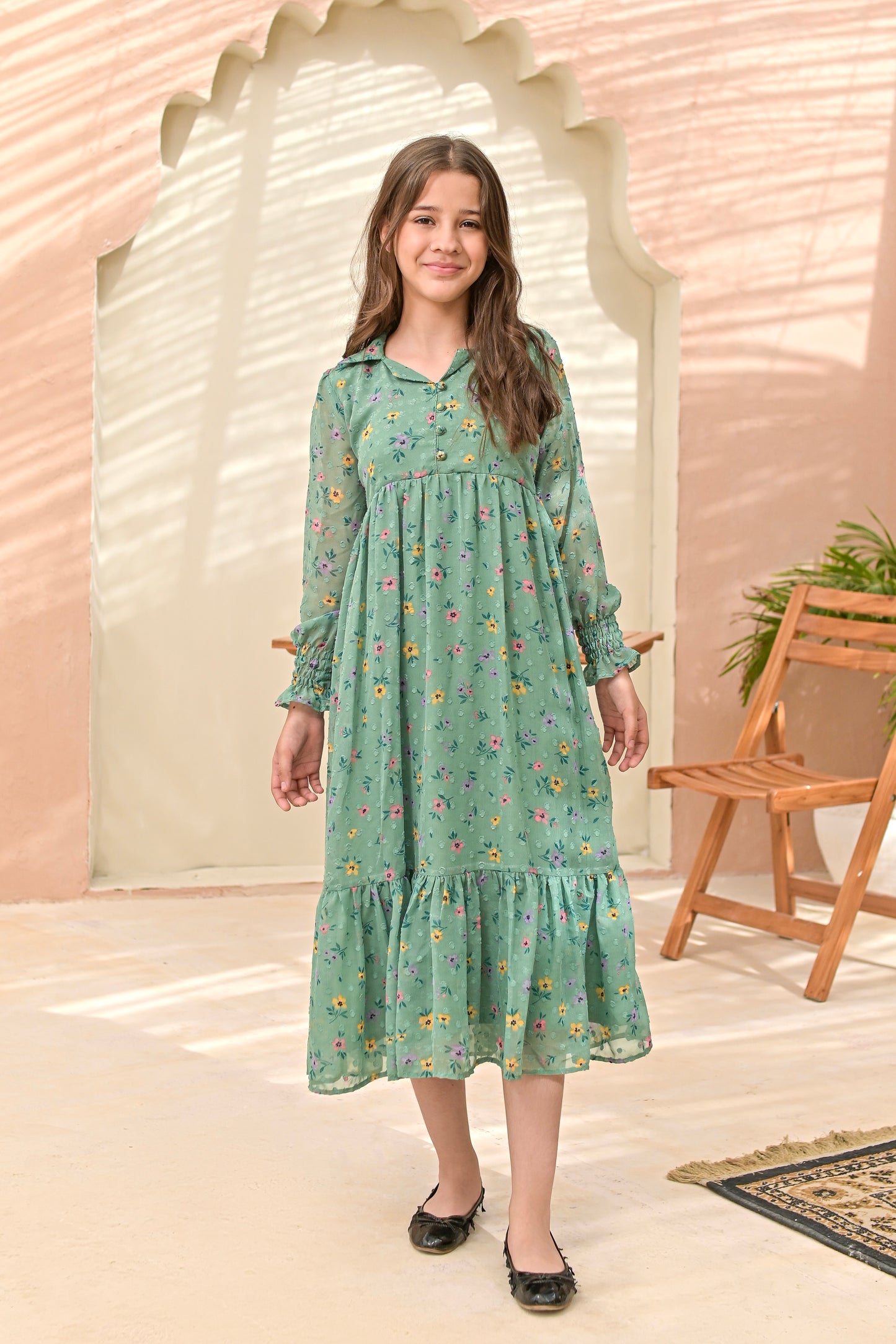 Mint Green - Broshia Chiffon
