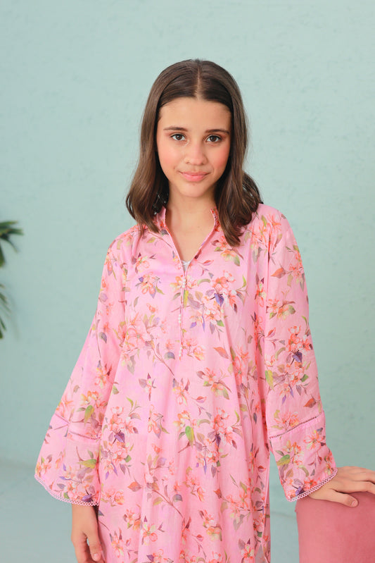 Rosy Bloom - Lawn 2pc