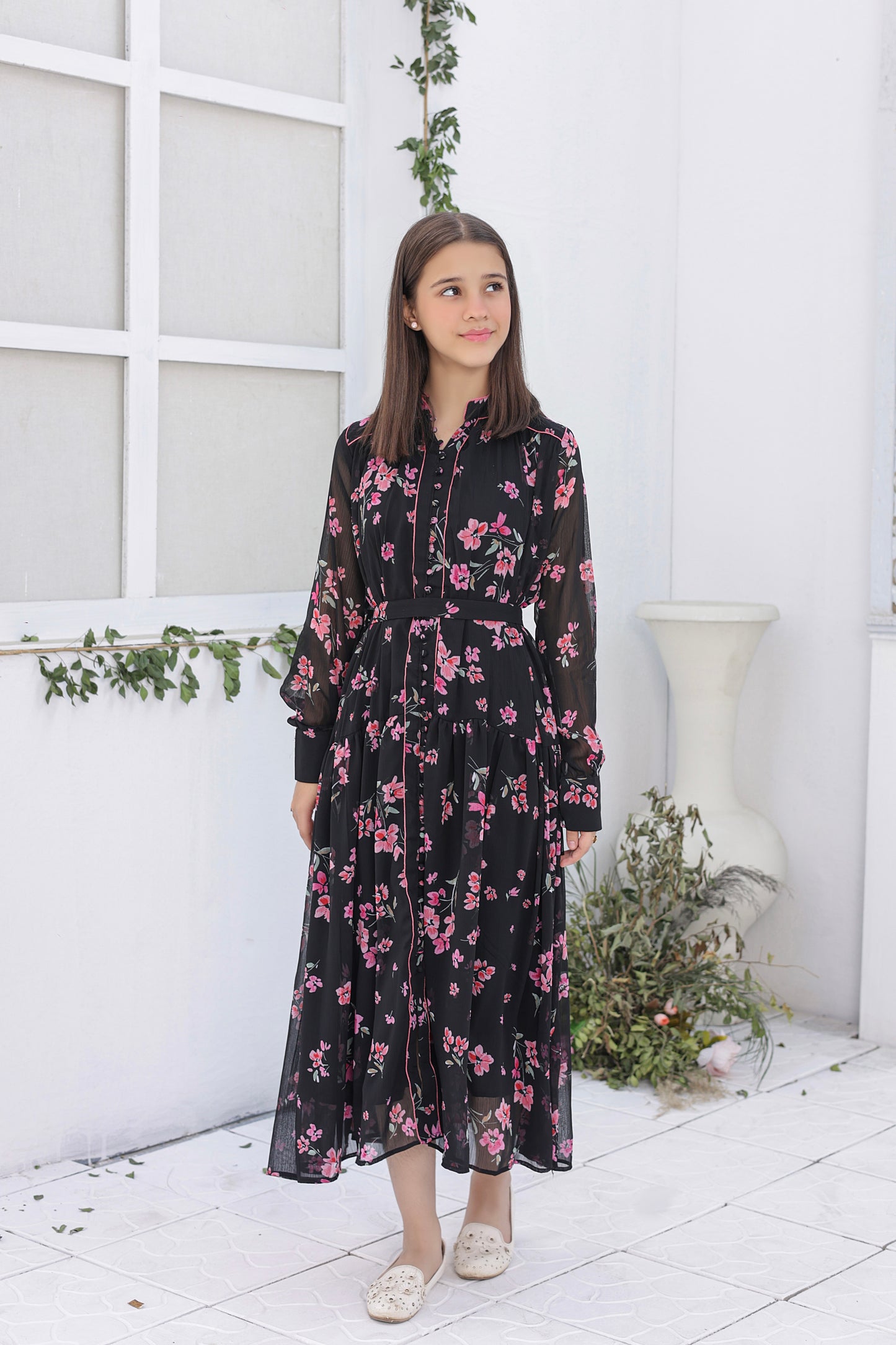 Dusk Flora - Chiffon