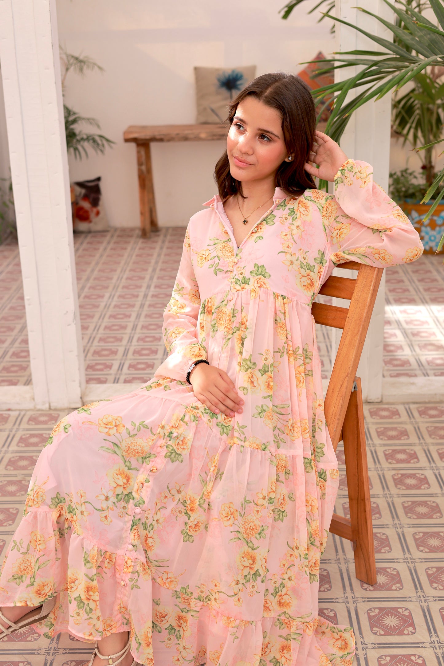 Pink Blossom - Chiffon