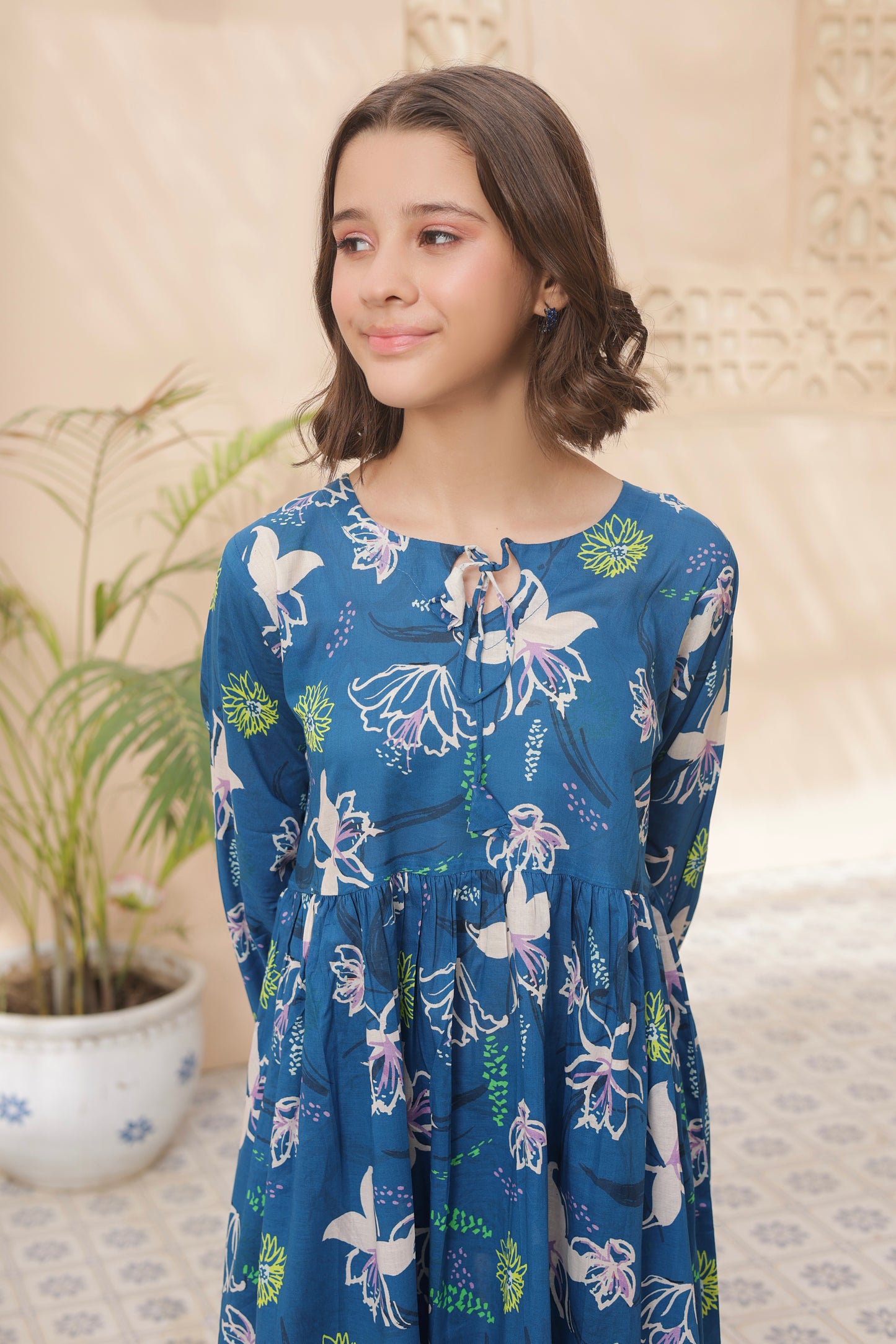 Ocean Lily - Cotton Lawn