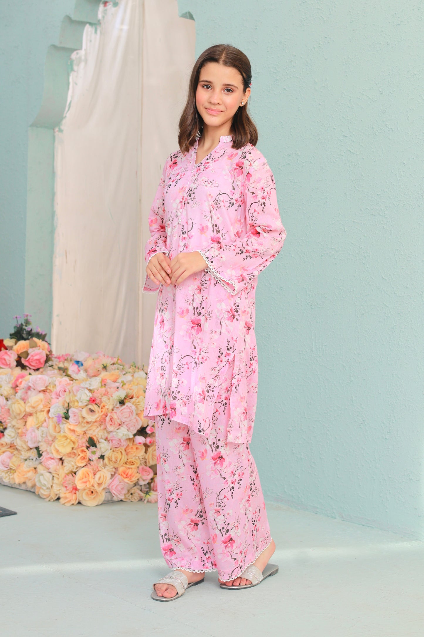 Pink Meadow - Lawn 2pc