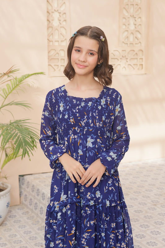 Moonlit Petals - Chiffon