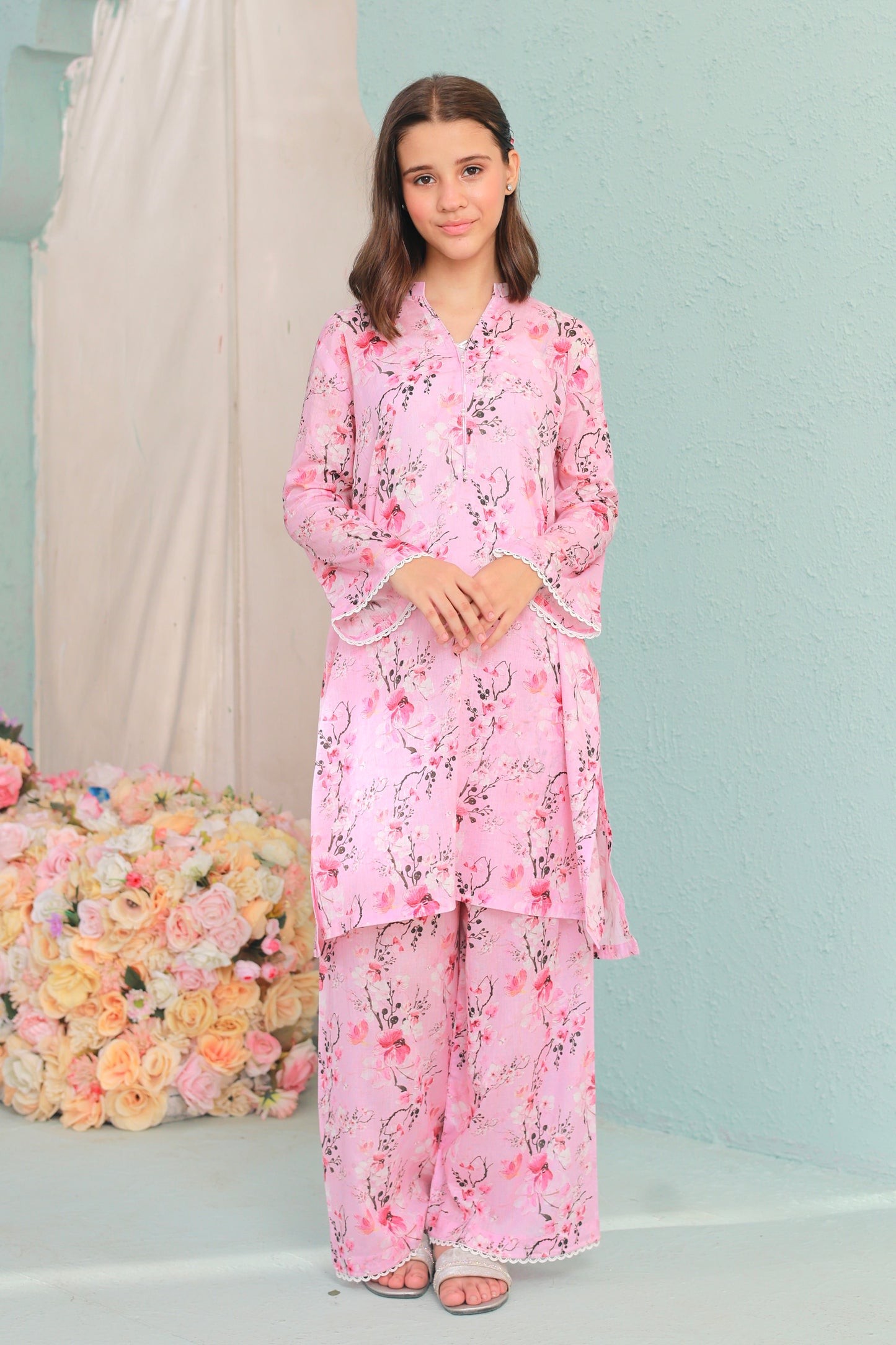 Pink Meadow - Lawn 2pc