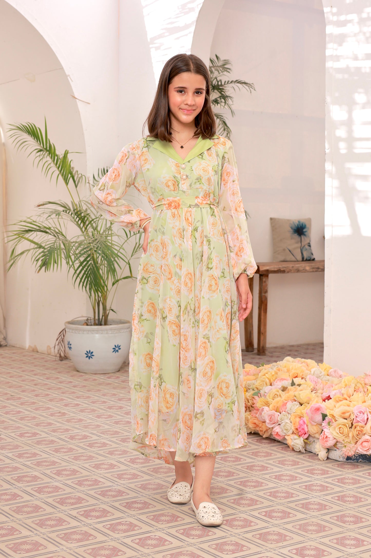 Golden Blossom β Chiffon