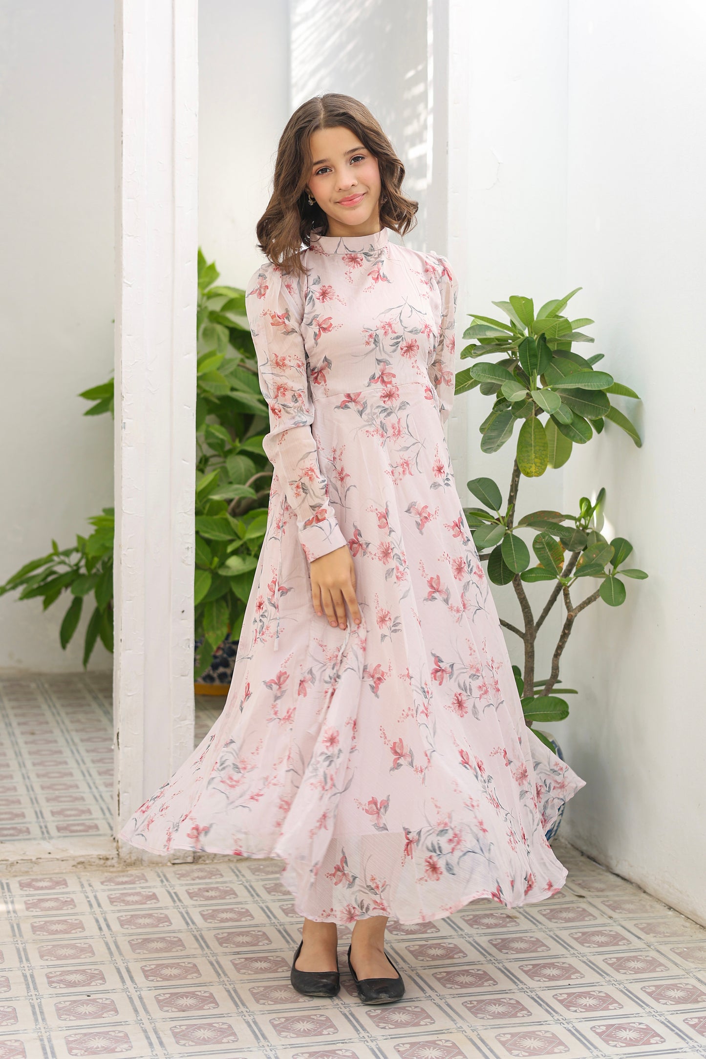 Floral Blush - Chiffon