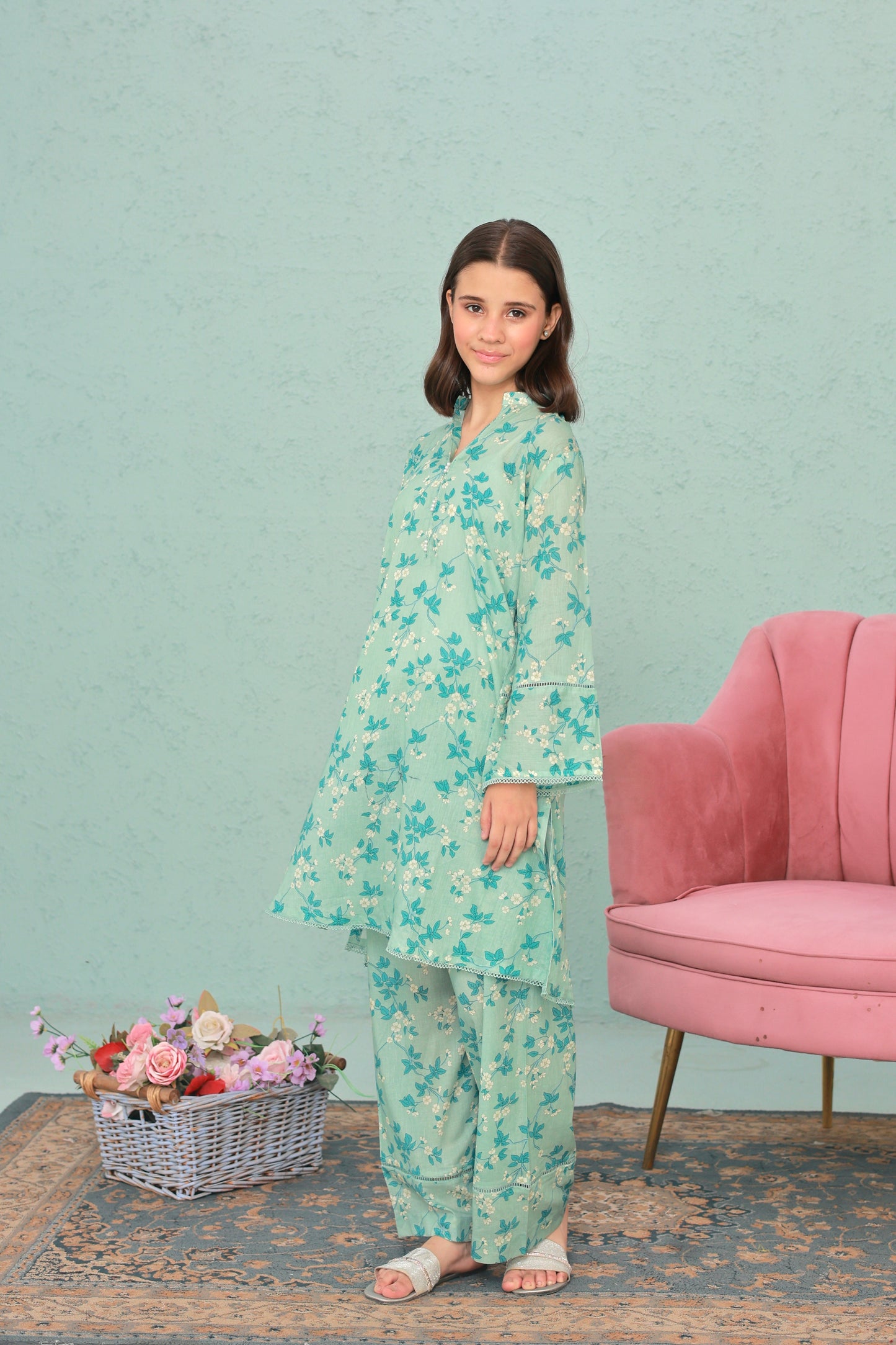 Mint Green - Lawn 2pc