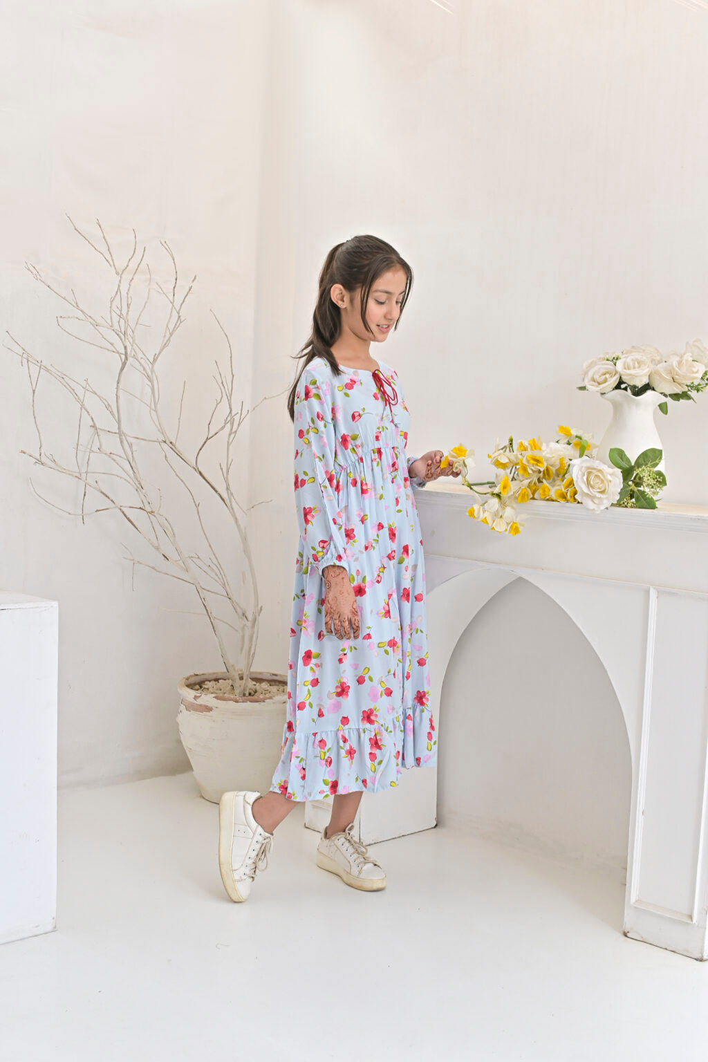 Frosted Petals Frock – Linen