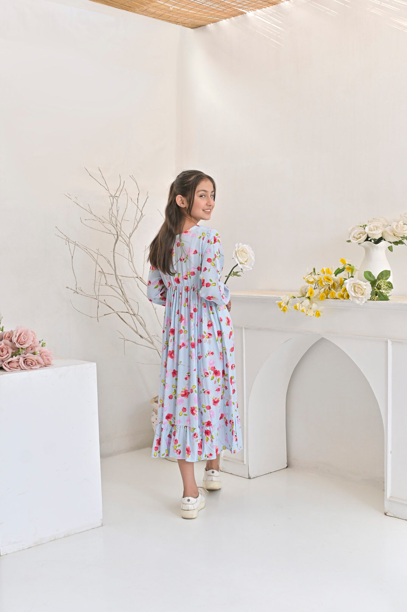 Frosted Petals Frock – Linen