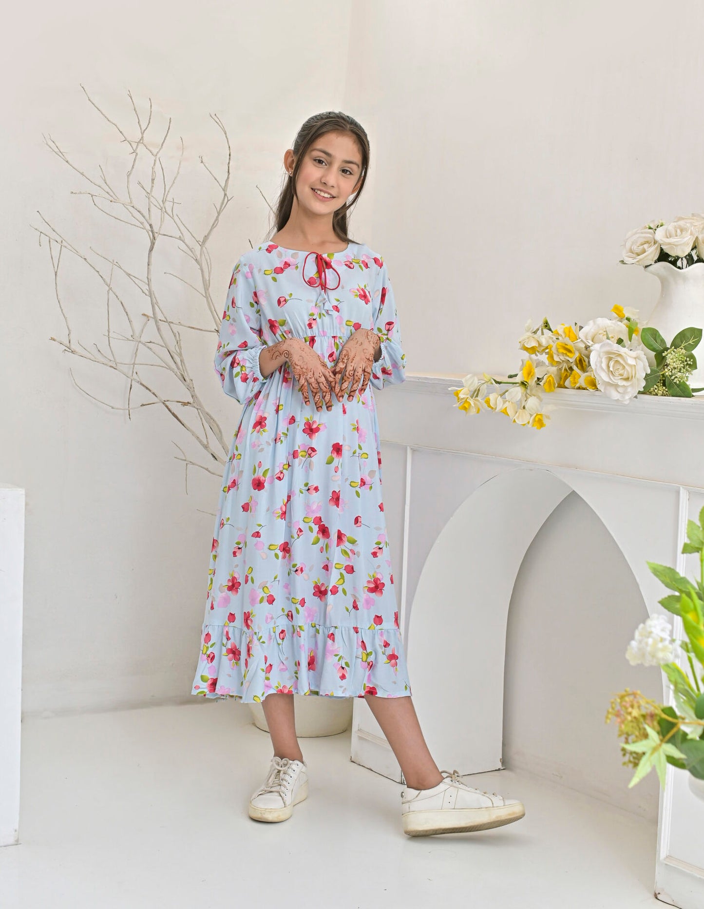 Frosted Petals Frock – Linen