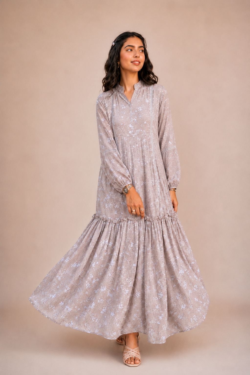 Nude Bloom - Chiffon