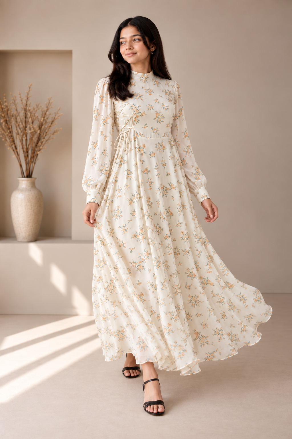 Ivory Blossom - Chiffon