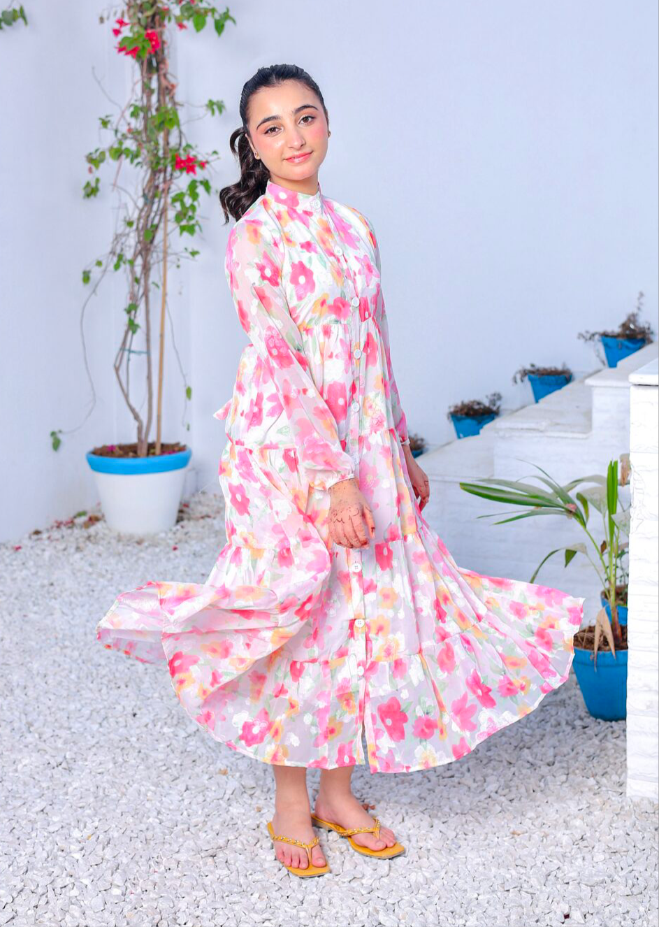 White Blossom β Broshia Chiffon