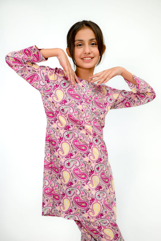 Pink Tulip 2pc – Linen