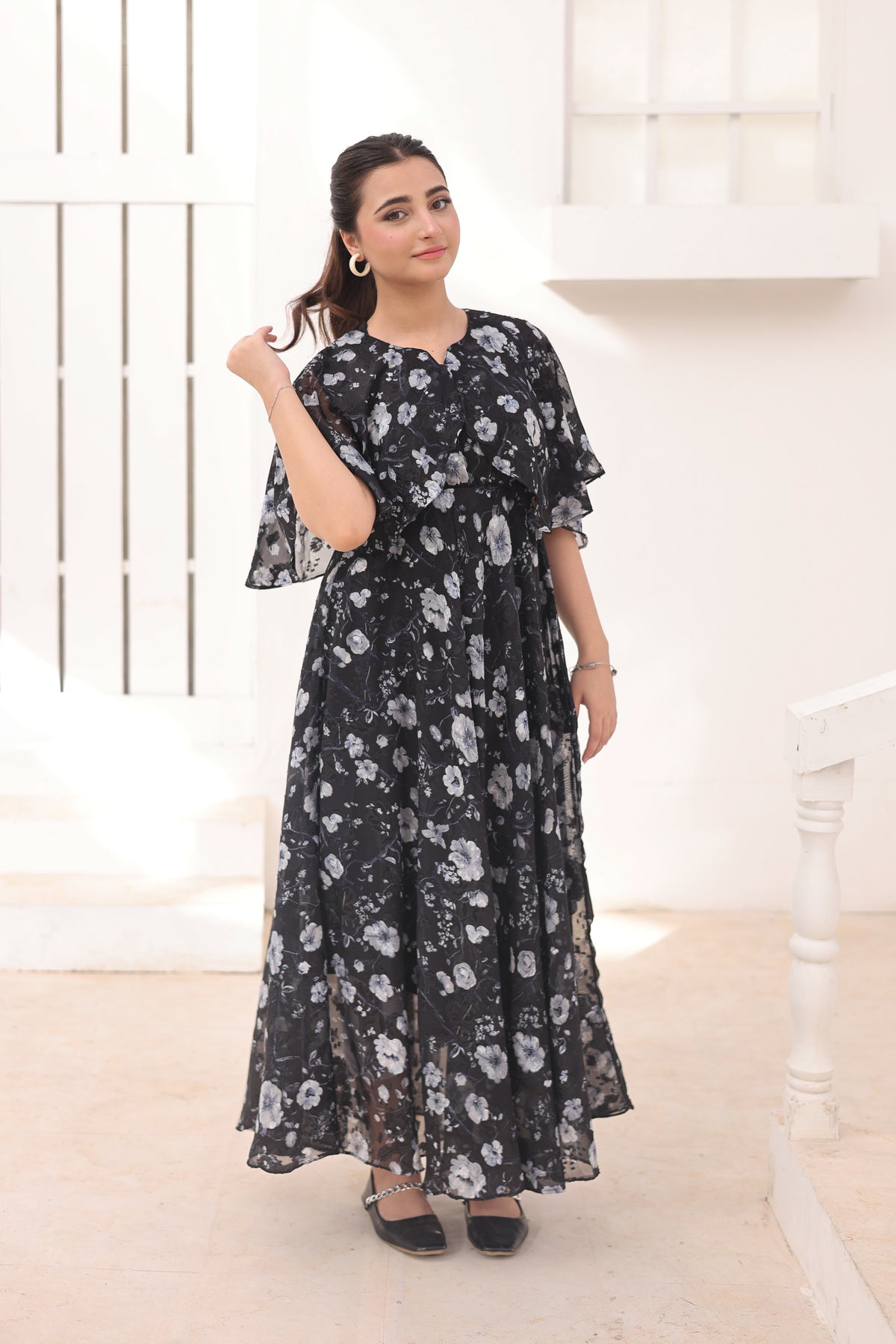 Moonlit Blossom - Broshia Chiffon