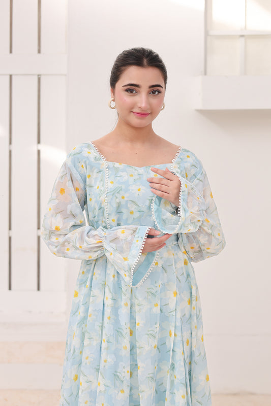 Bluebell Bloom - Broshia Chiffon