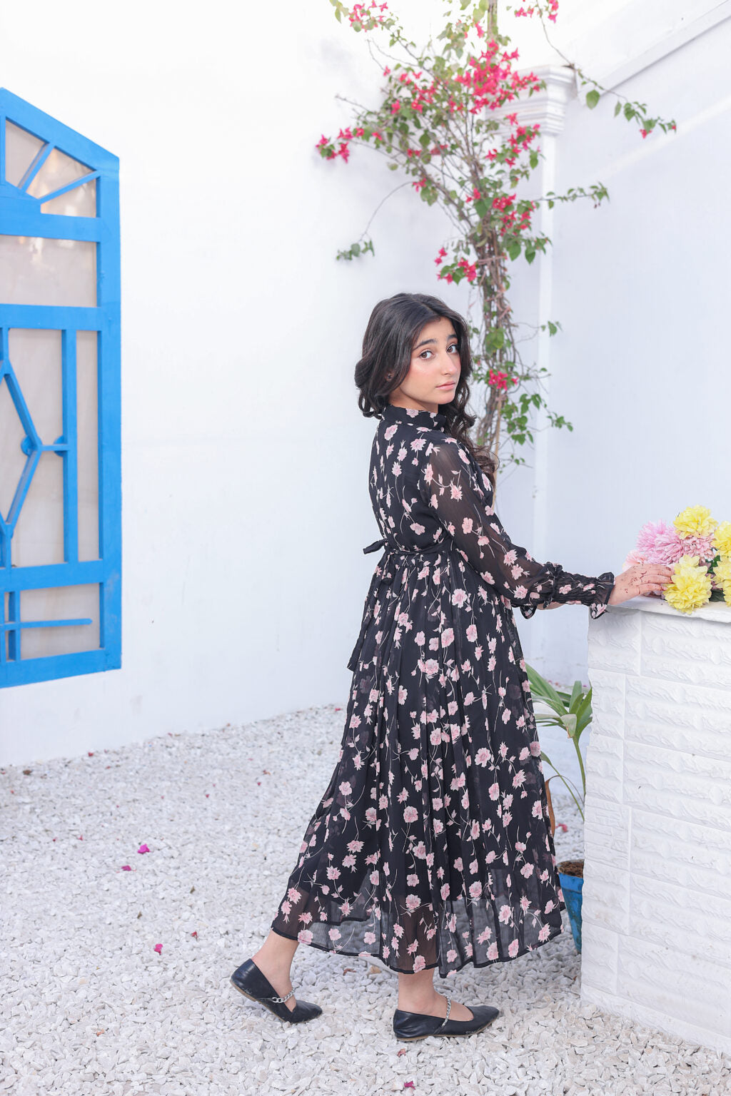 Blush in Black – Chiffon
