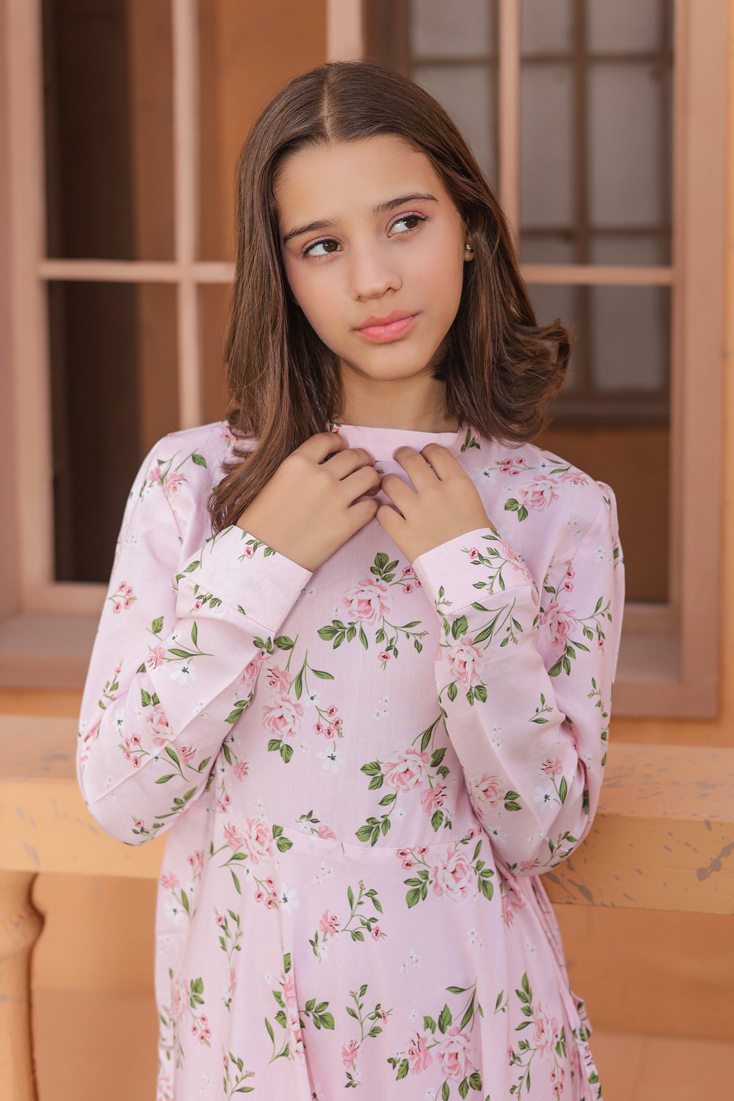 Pink Blossom Whisper - Linen