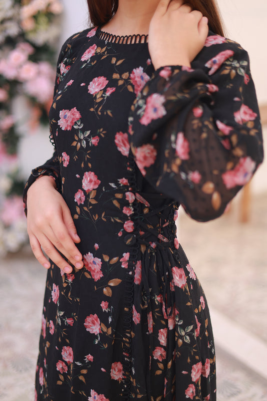 Obsidian Blossom – Broshia Chiffon