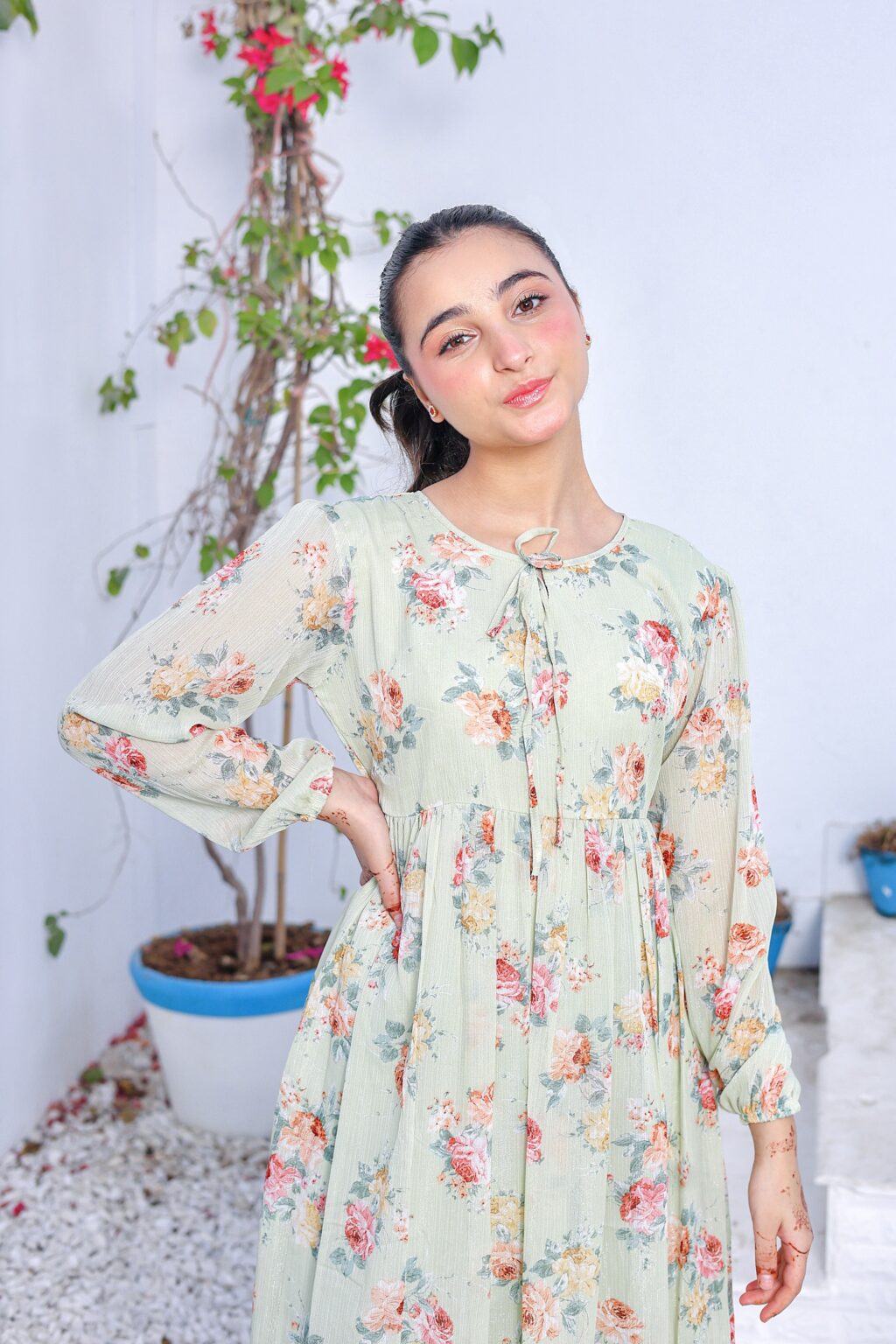 Sage Bloom β Chiffon