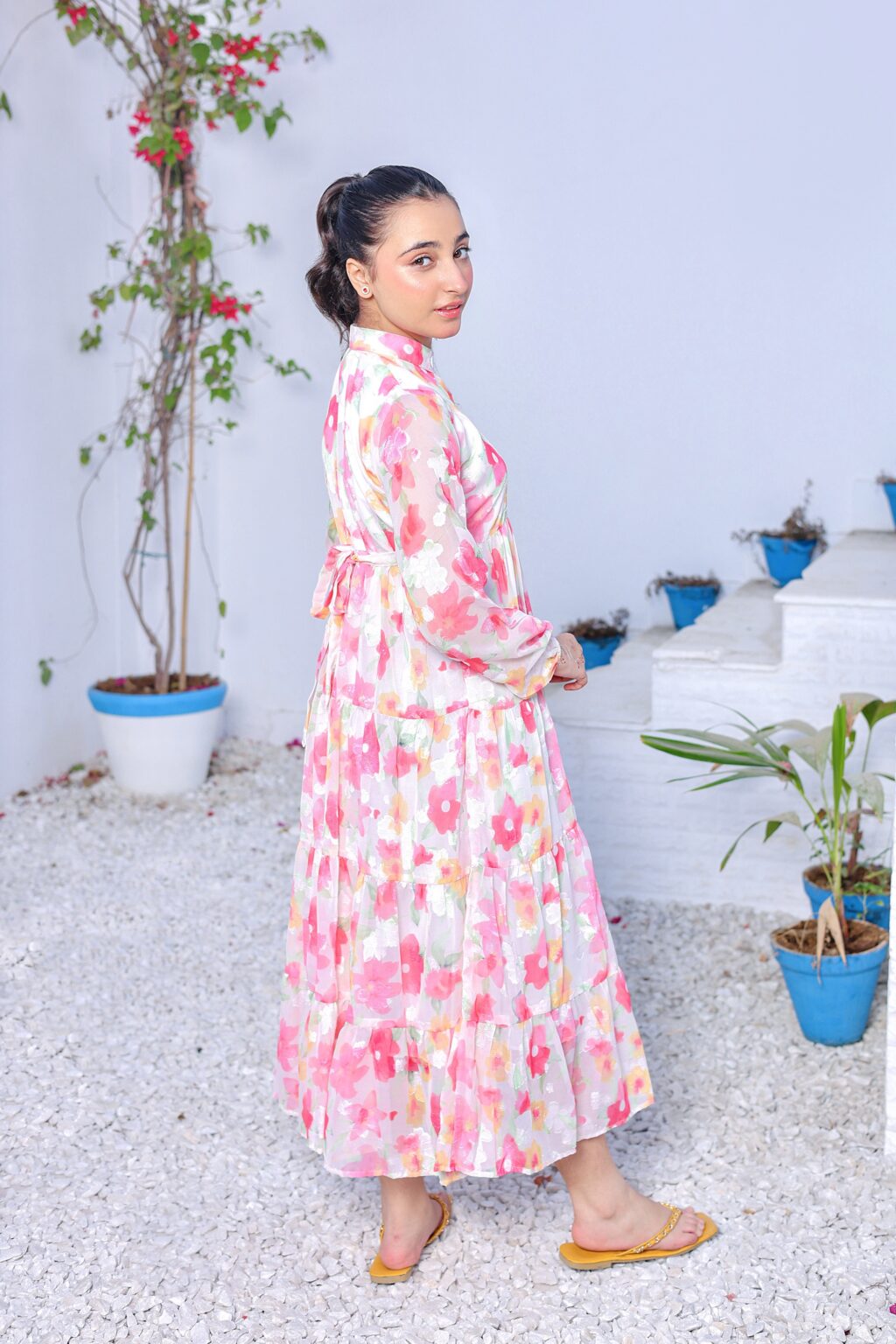 White Blossom β Broshia Chiffon