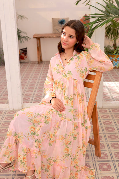 Pink Blossom - Chiffon
