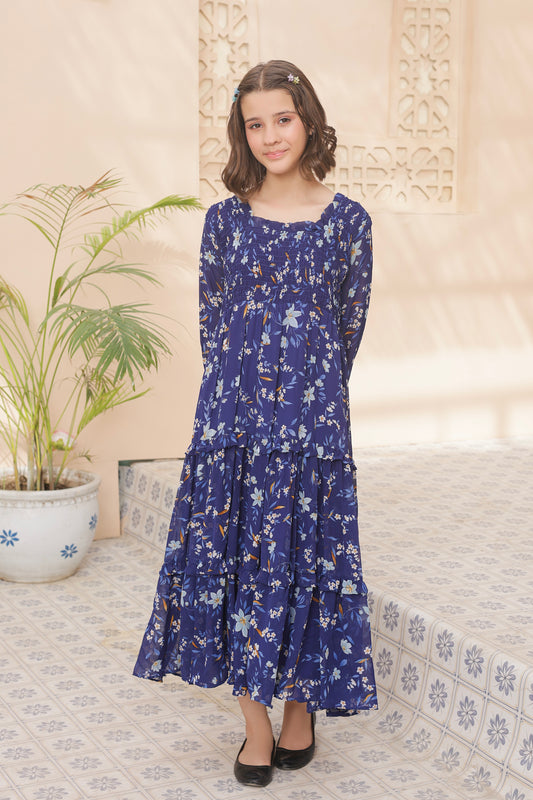 Moonlit Petals - Chiffon