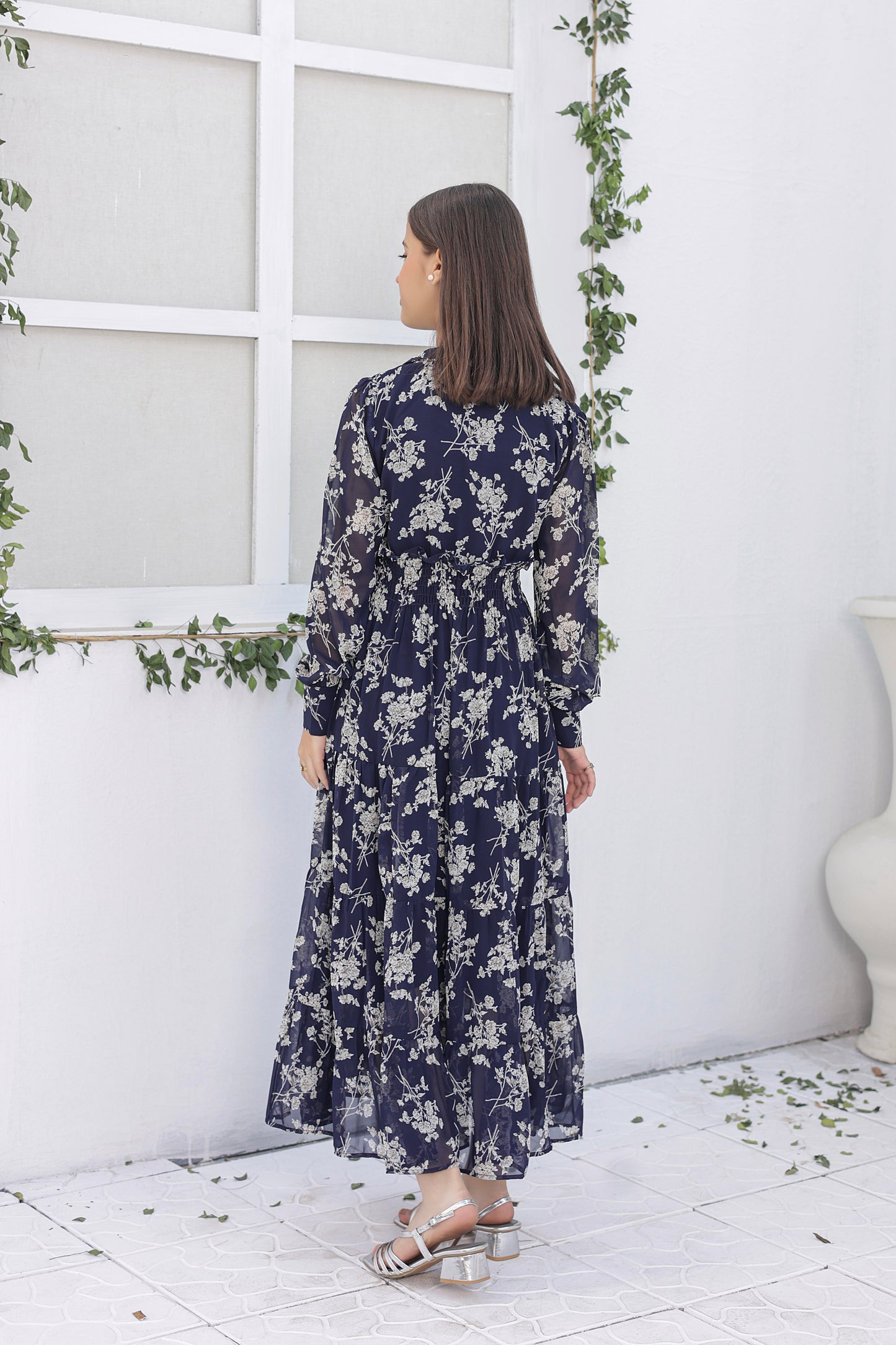 Blue Bloom - Chiffon