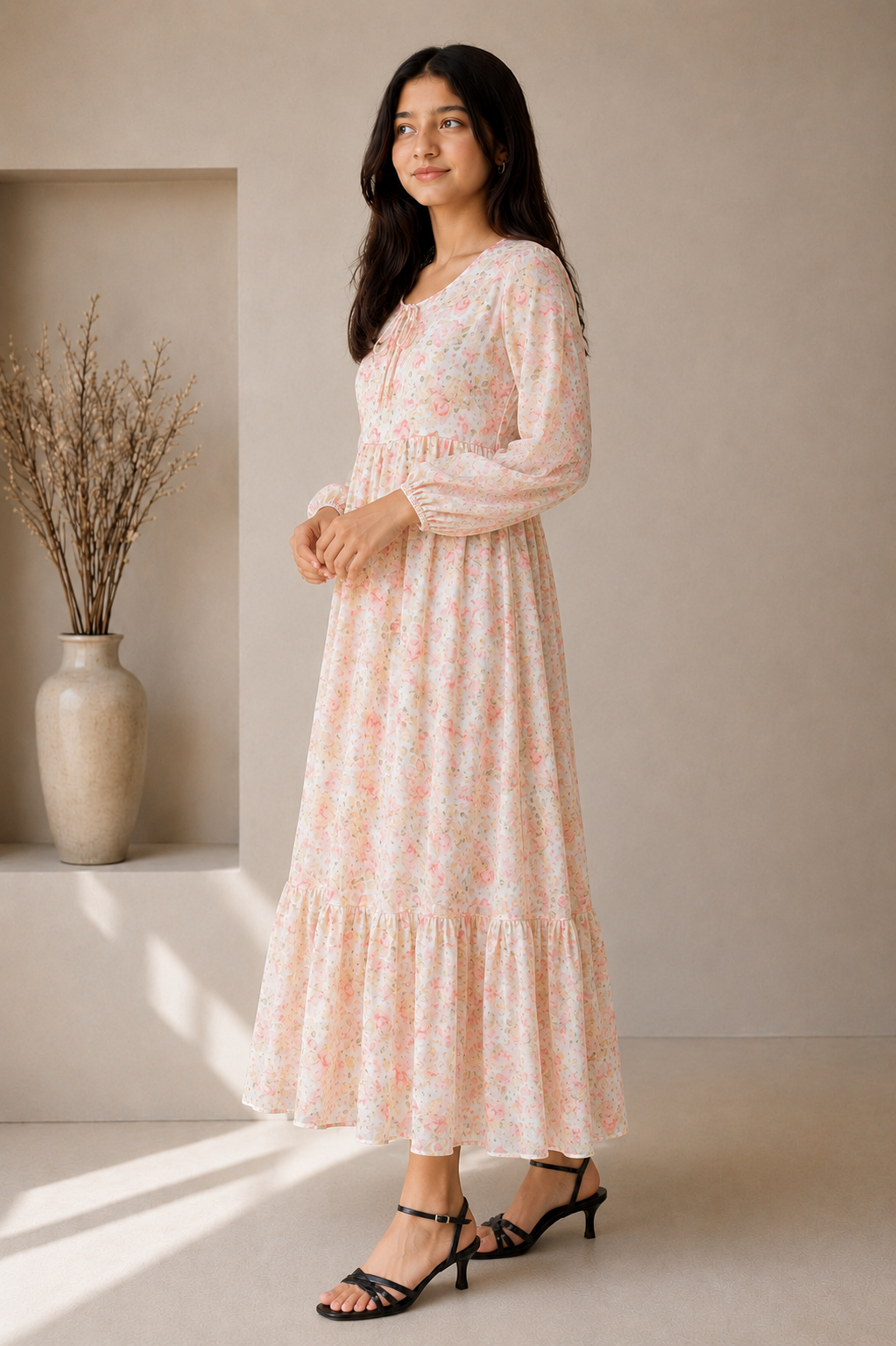 Blush Meadow - Chiffon