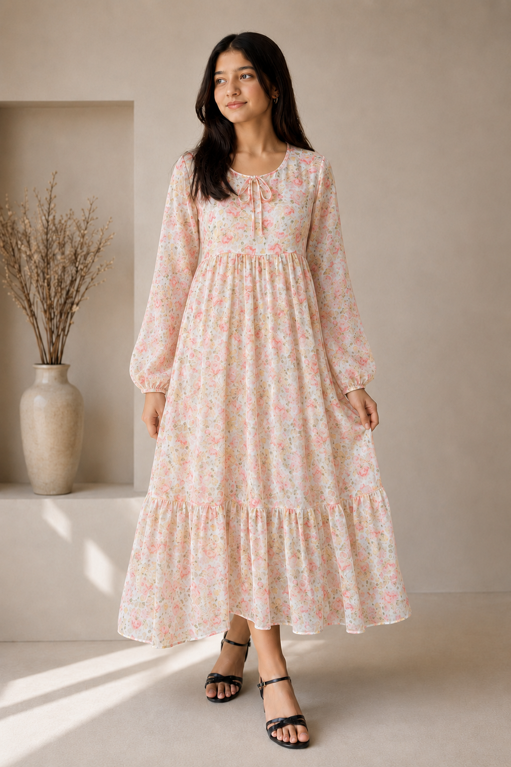 Blush Meadow - Chiffon
