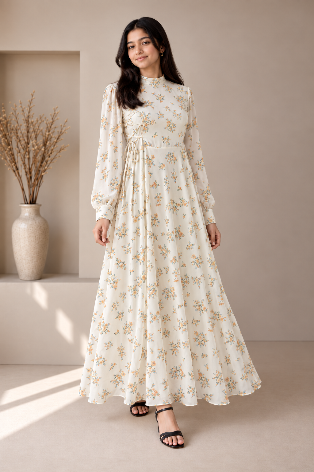 Ivory Blossom - Chiffon