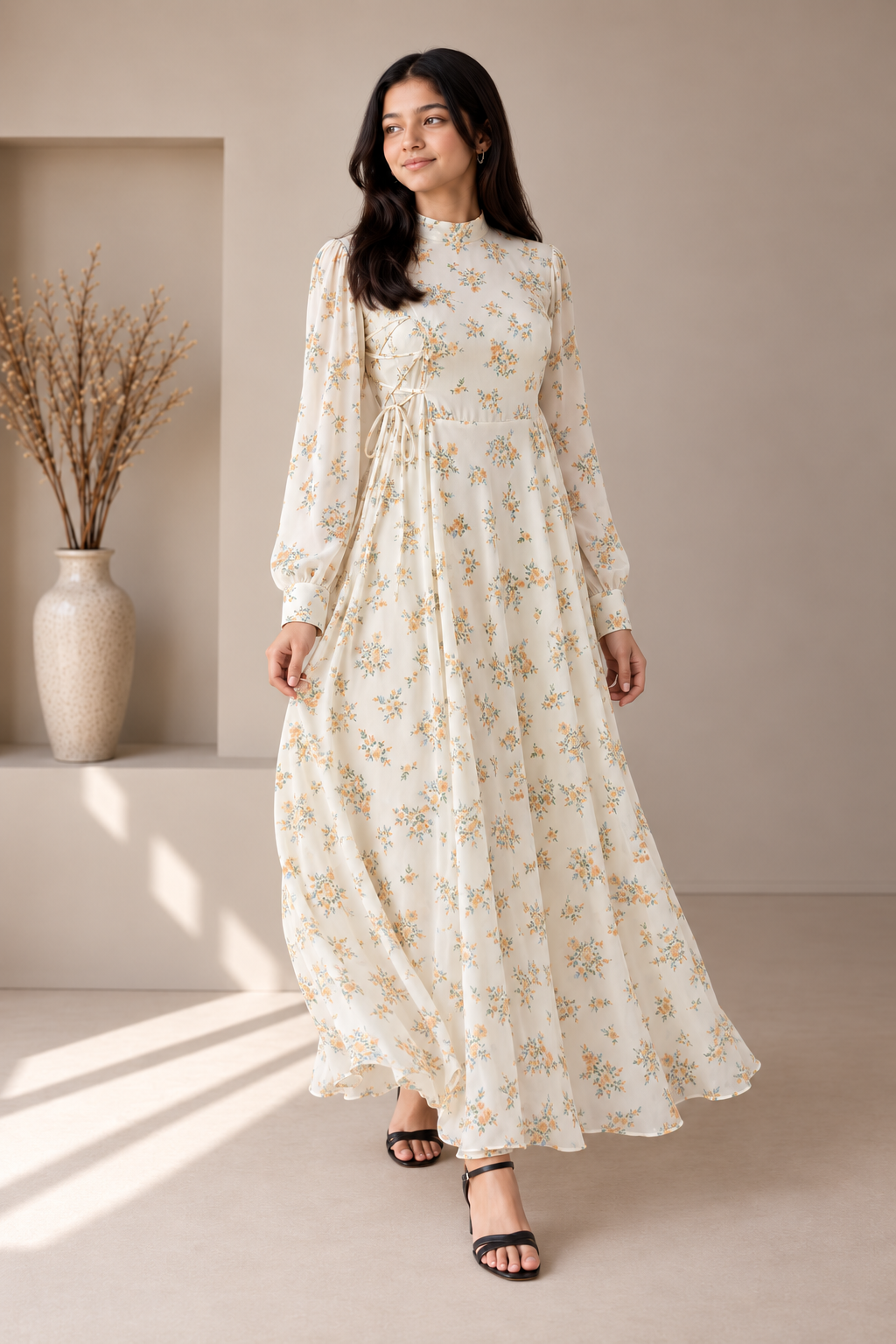 Ivory Blossom - Chiffon