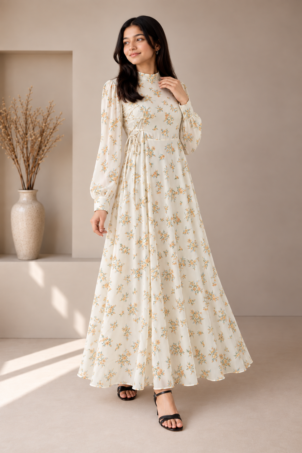 Ivory Blossom - Chiffon