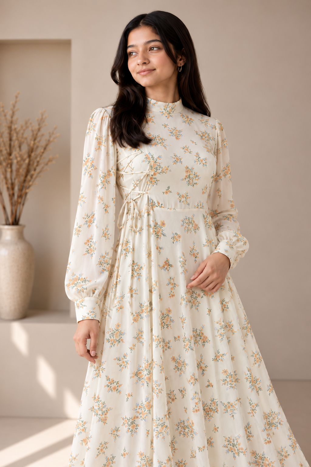 Ivory Blossom - Chiffon