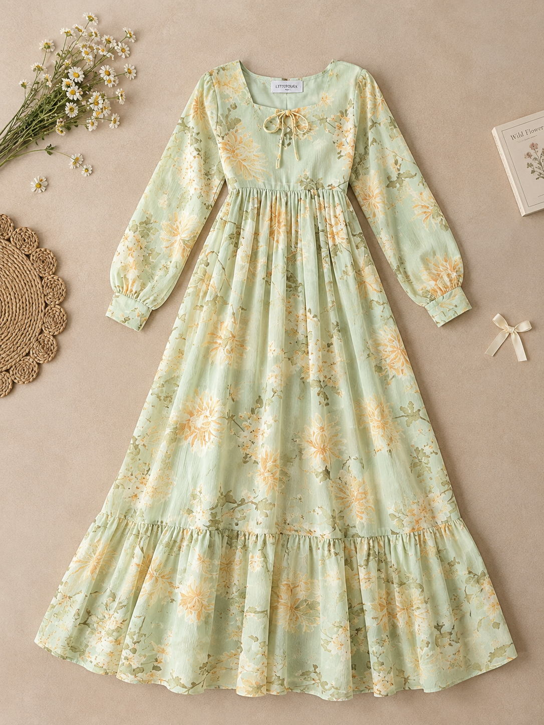 Sage Serenade - Chiffon