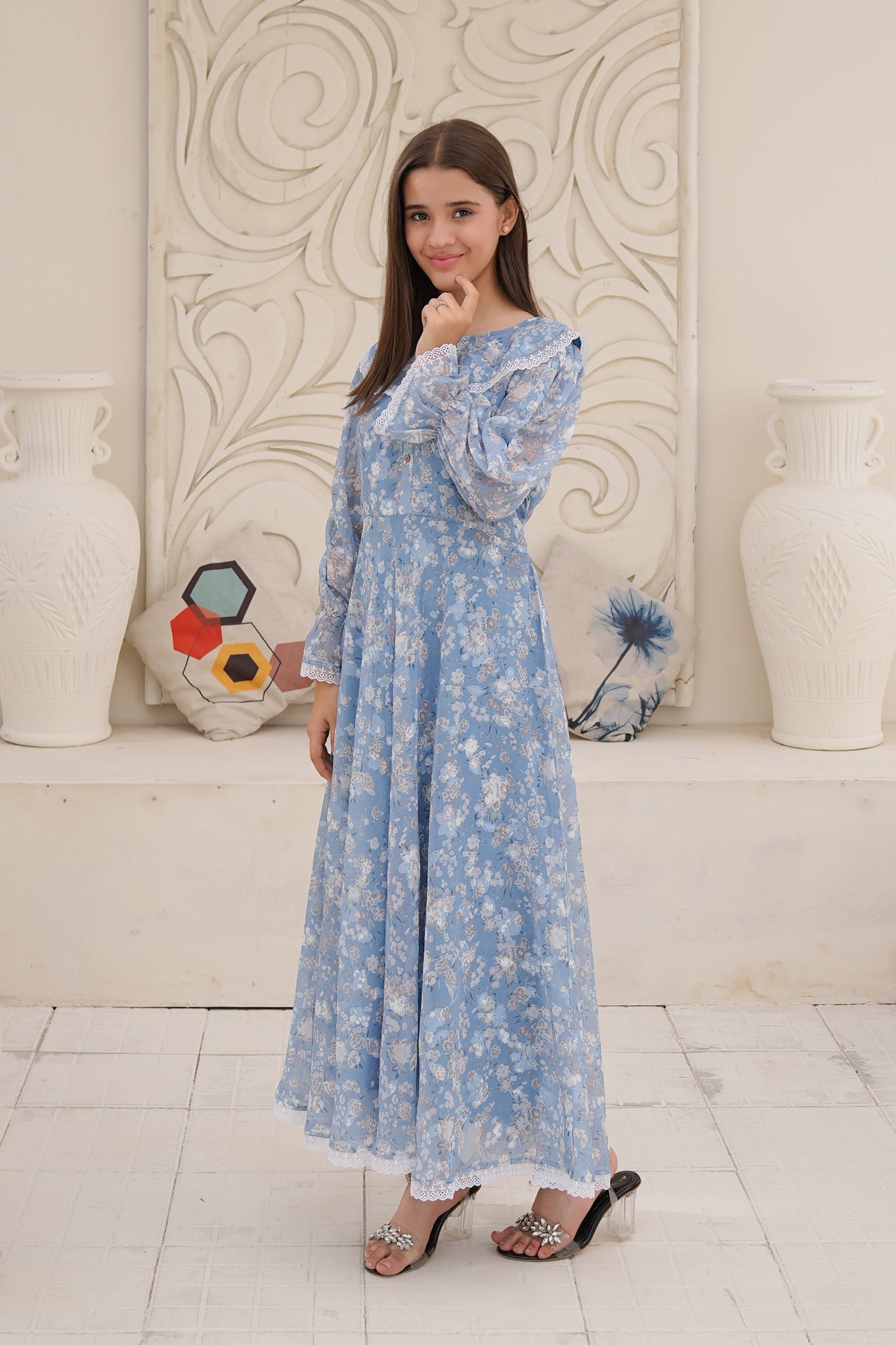 Azure Grace - Chiffon
