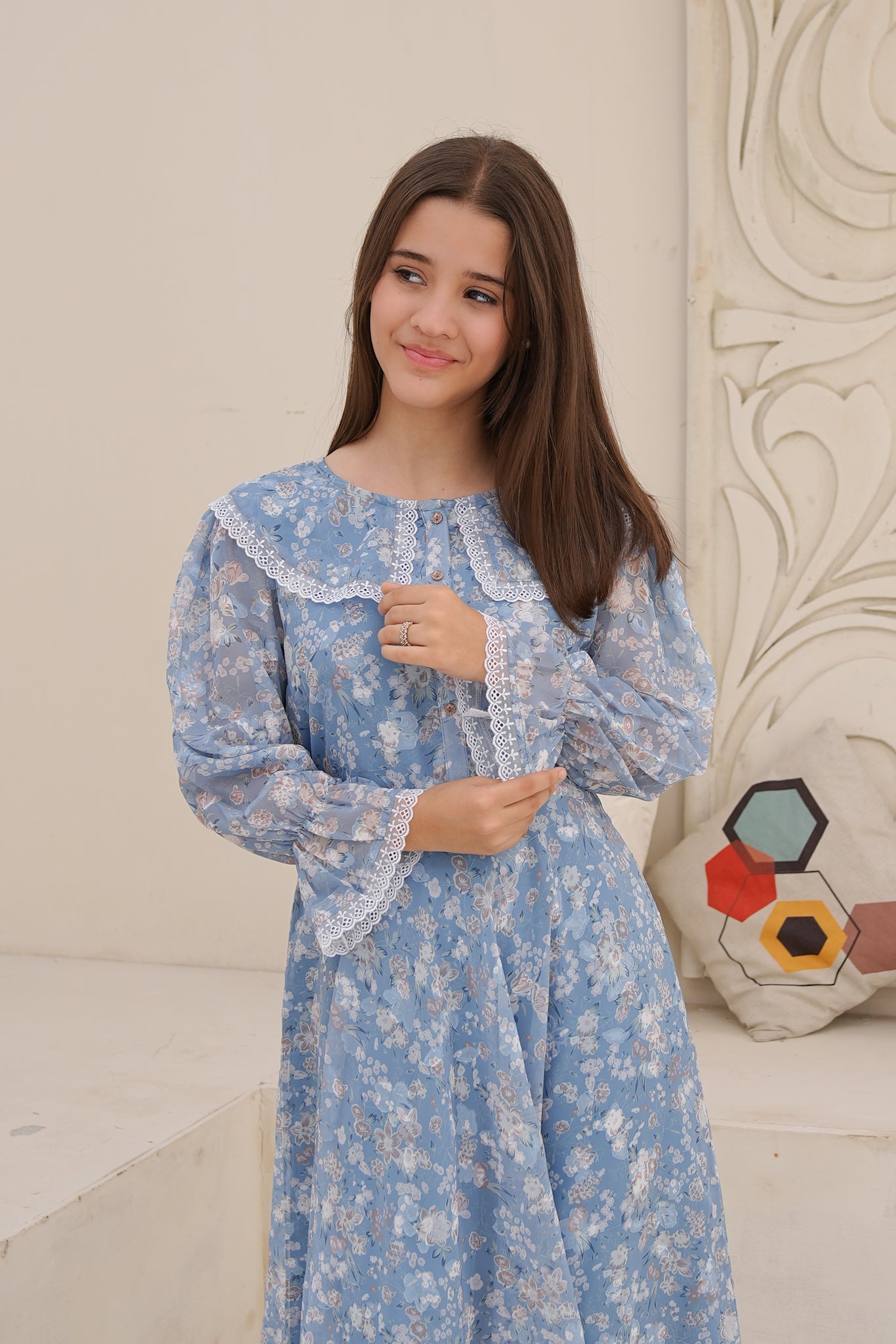 Azure Grace - Chiffon