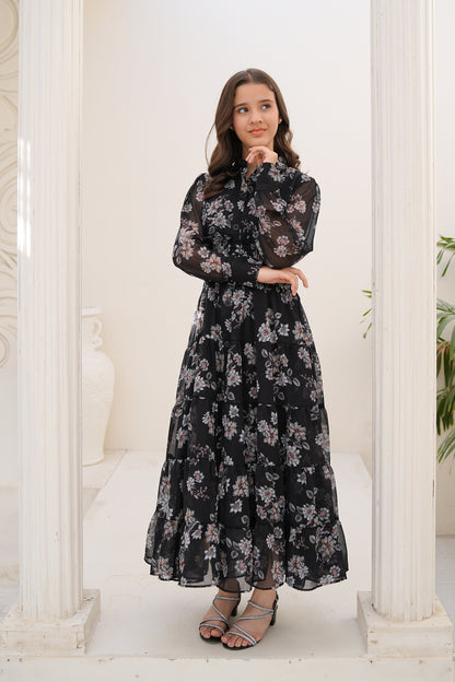 Noir Jardin - Chiffon