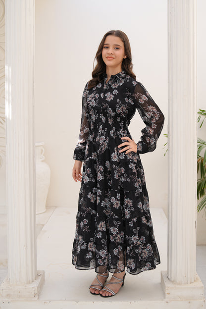 Noir Jardin - Chiffon