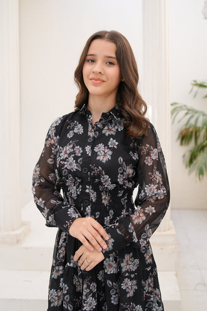 Noir Jardin - Chiffon