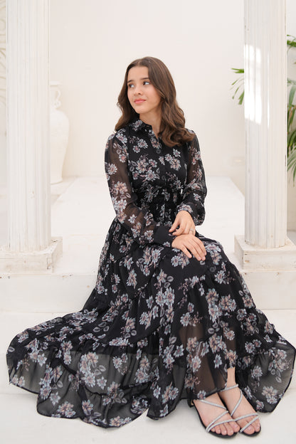Noir Jardin - Chiffon