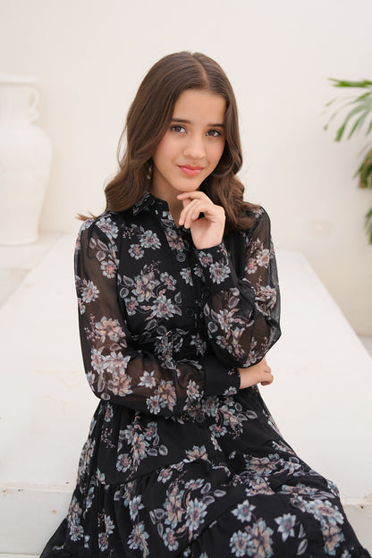 Noir Jardin - Chiffon