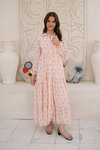 Blush Blossom - Broshia Chiffon