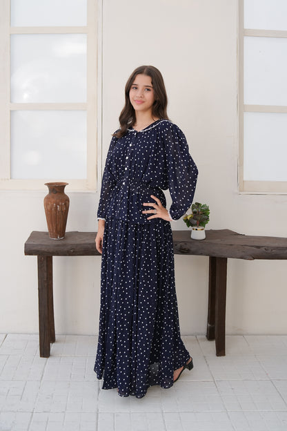 Midnight Polka - Co-Ord Set 2pc
