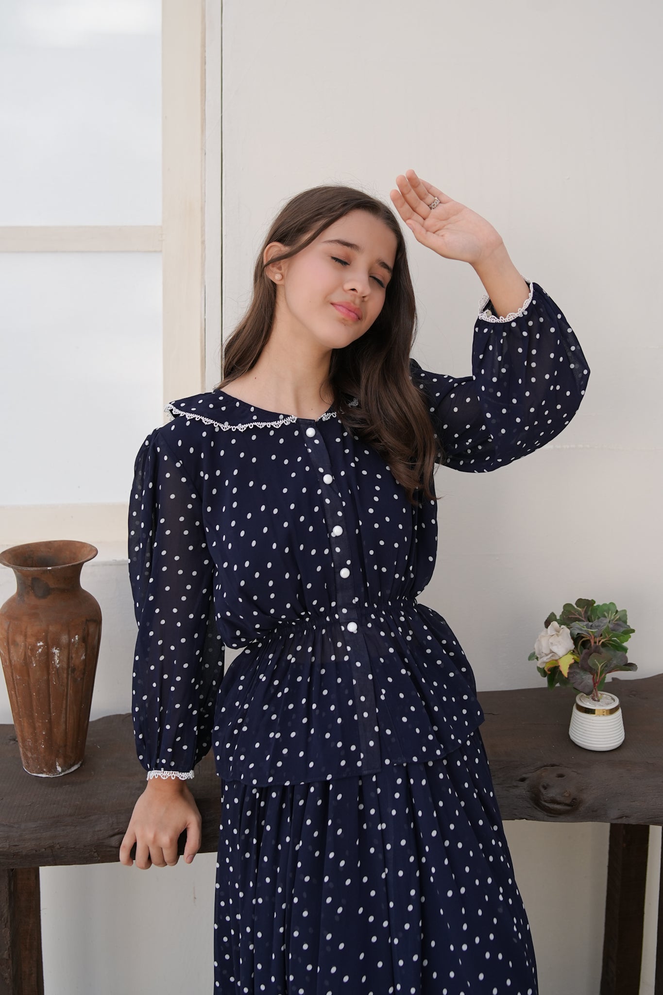 Midnight Polka - Co-Ord Set 2pc