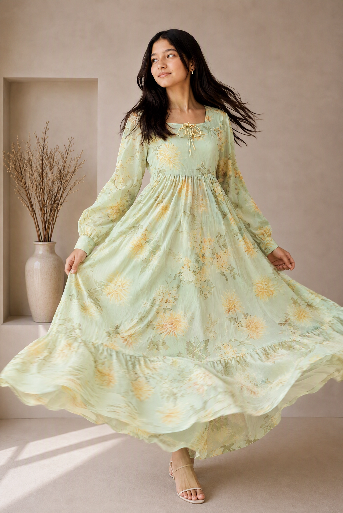 Sage Serenade - Chiffon
