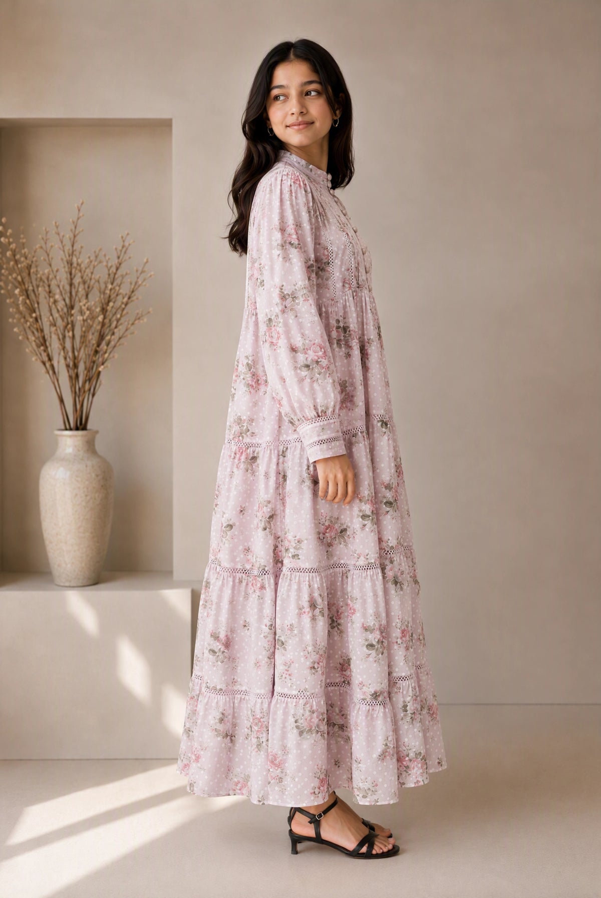 Rosé Garden - Broshia Chiffon