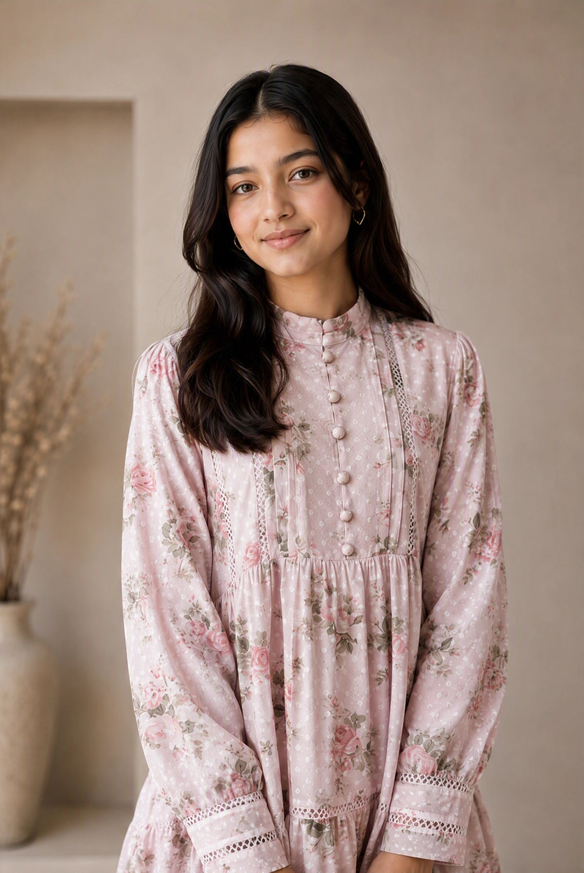 Rosé Garden - Broshia Chiffon