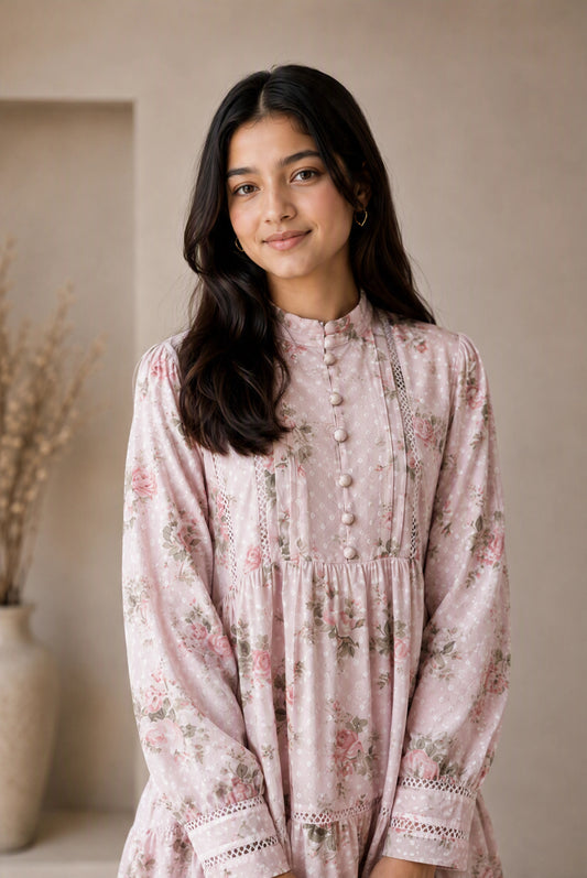 Rosé Garden - Broshia Chiffon